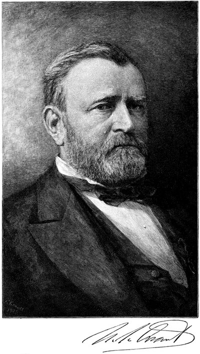 Ulysses S Grant, Amerikan askeri ve devlet adamı, 19. yüzyılın sonlarında by Unbekannt