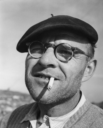 Umberto Bratti, bir Donzere-Mondragon kanalı ve enerji işçisi, 1952 by Unbekannt