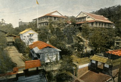 Un Hotel A Kioto, Kyoto Oteli, 1900. by Unbekannt