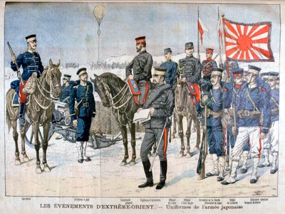 Japon Ordusunun Üniformaları, Mançurya, 1904 by Unbekannt