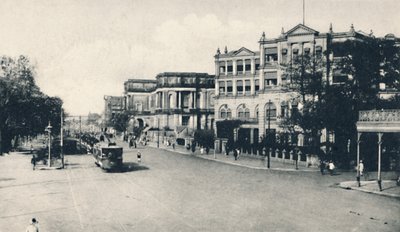 United Services Club, Chowringhee Road, Kalküta, 20. yüzyılın başları. by Unbekannt