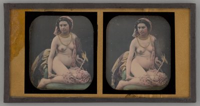 Çıplak Bir Kadının İsimsiz Portresi, 1855. by Unbekannt