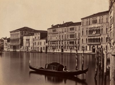 İsimsiz Venedik Gondolu, 19. Yüzyılın sonlarında. by Unbekannt