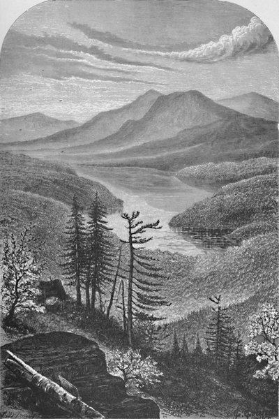 Yukarı Ausable Gölü, c1870, 1883 by Unbekannt