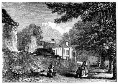 Upper Flask Tavern, Hampstead Heath, George Steevens'ın ikametgahı, 1840 by Unbekannt