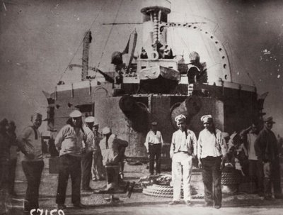 Potemkin zırhlısında ayaklanma, Köstence, Romanya, 1905 by Unbekannt