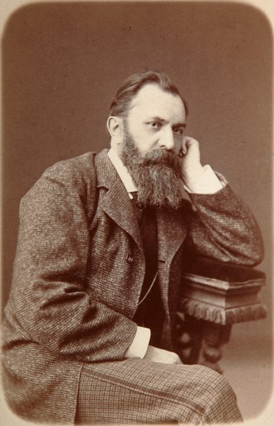 Vasily Perov, Rus ressam, 1880 by Unbekannt