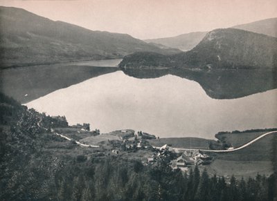 Haversting Tüneli tarafından, Bergensbanen, 1914. by Unbekannt