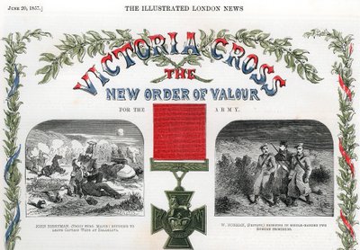 Victoria Cross, İngiliz cesaret ödülü, 1857 by Unbekannt
