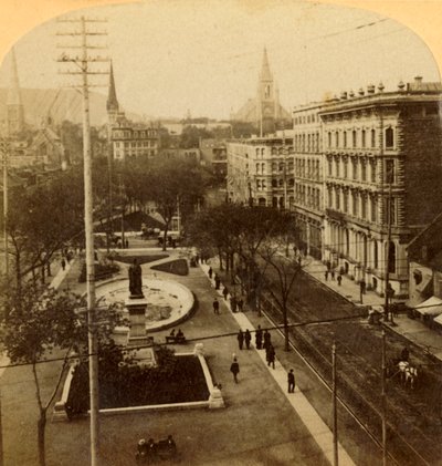 Victoria Meydanı, Montreal, Kanada, 1904. by Unbekannt