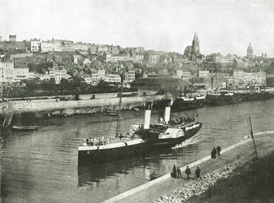 Batı İskelesi'nden görünüm, Boulogne, Fransa, 1895. by Unbekannt