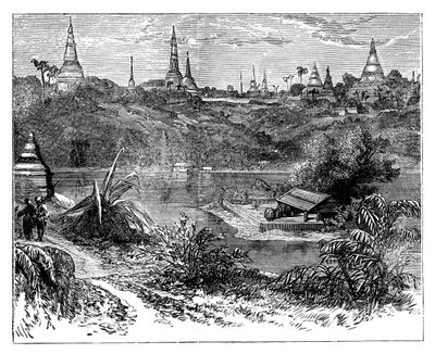 Rangoon, Burma, c1888 yakın görünümü by Unbekannt