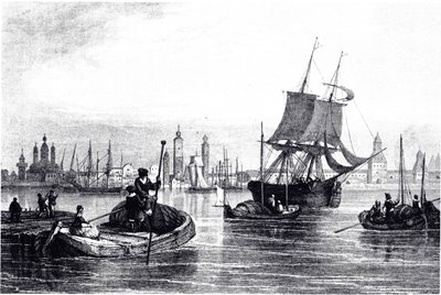Arkhangelsk manzarası, 1835 by Unbekannt