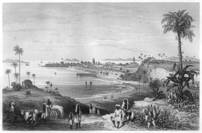 Kaleyi gösteren Bombay görünümü, c1860 by Unbekannt
