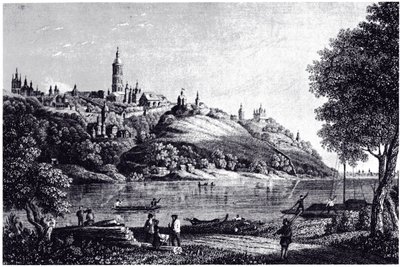 Kiev manzarası, 1835 by Unbekannt
