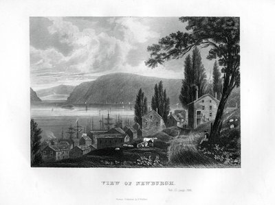 Newburgh manzarası, New York Eyaleti, 1855 by Unbekannt