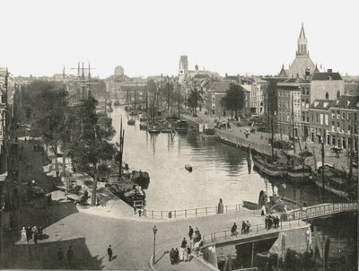 Rotterdam'dan bir görünüm, Hollanda, 1895. by Unbekannt