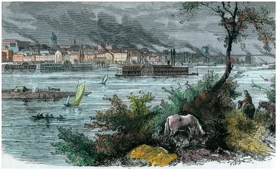St Louis, Missouri, ABD, c1880 görünümü by Unbekannt