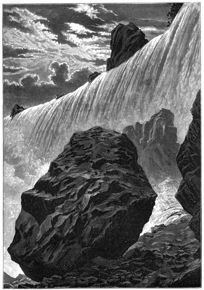 Niagara şelalelerinin görünümü, 1877 by Unbekannt