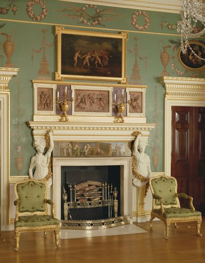 İç mekanın görünümü, Spencer House, Londra (fotoğraf) by Unbekannt