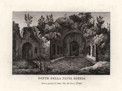 Perisi Egeria, Egeria nympheum, Ninfeo d