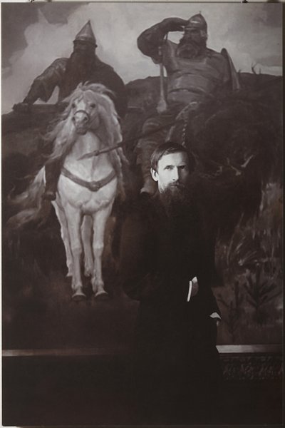 Viktor Vasnetsov, Bogatyrs tablosundan önce by Unbekannt