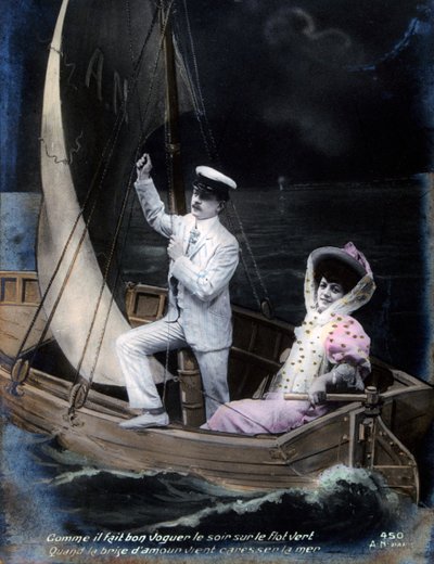 Eski Fransız kartpostal, c1900 by Unbekannt