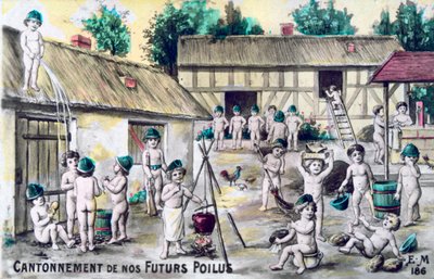 Eski Fransız kartpostal, c1900 by Unbekannt