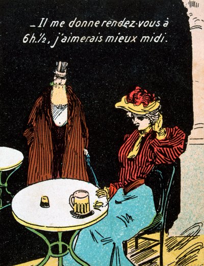 Eski Fransız kartpostal, c1900 by Unbekannt