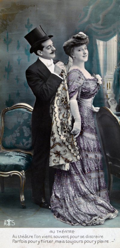 Eski Fransız kartpostal, c1900 by Unbekannt