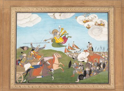 Vishnu Vasa Varah, The Boar Avatar, Slice Banasura, The Demon General..., Ca.1800. by Unbekannt