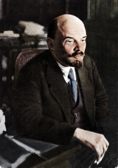 Vladimir İlich Lenin, Rus Bolşevik lideri, 28 Kasım 1921 by Unbekannt