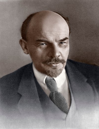 Vladimir İlyiç Ulyanov Lenin, Rus Bolşevik devrimcisi, c1917 by Unbekannt