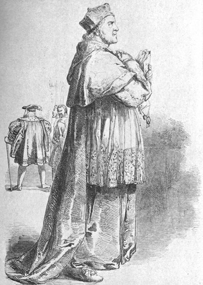W. Macready, Kardinal Wolsey rolünde, 19. yüzyılın ortalarında, 1901. by Unbekannt