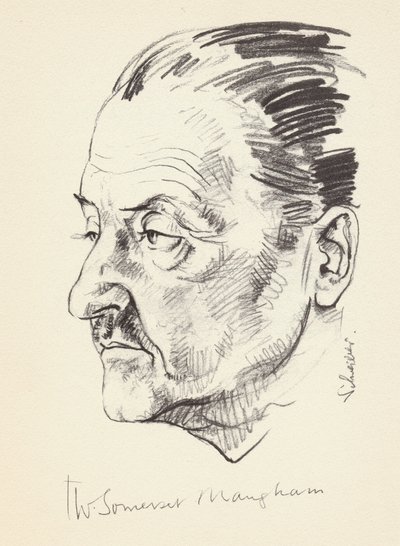 W Somerset Maugham, İngiliz yazar, 1930'lar by Unbekannt