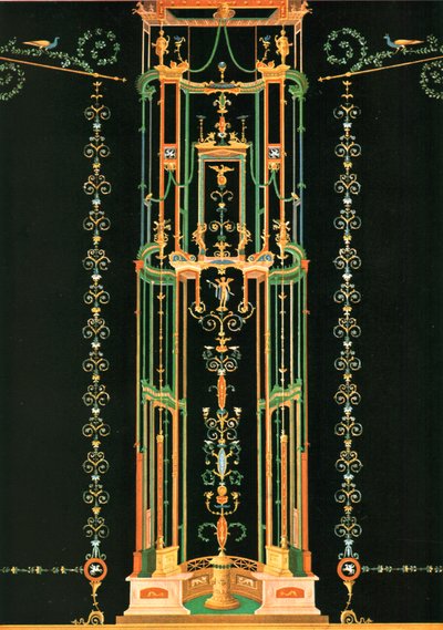 Duvar dekorasyonu, Pompeii, İtalya, 1928. by Unbekannt