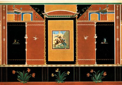 Duvar dekorasyonu, Pompeii, İtalya, 1928. by Unbekannt