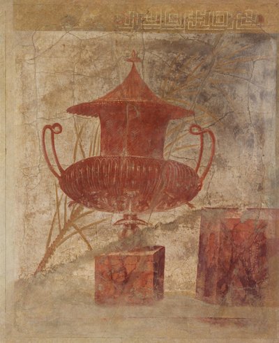 P. Fannius Synistor Villasının peristilinden duvar resmi parçası..., yaklaşık. 50-40 M.Ö. by Unbekannt