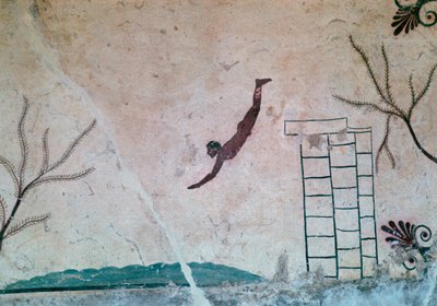 Bir yüzücünün Paestum