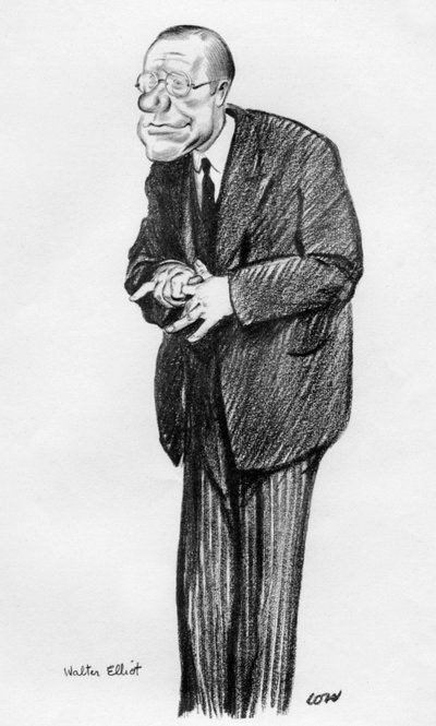 Walter Elliot, İskoç İttihatçı politikacı, 1933 by Unbekannt
