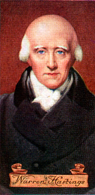 Warren Hastings, bir dizi sigara kartından alındı, 1935 by Unbekannt