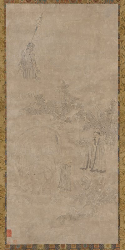 Beyaz Filin Yıkanması, Ming hanedanı, 16-17. yüzyıl. by Unbekannt