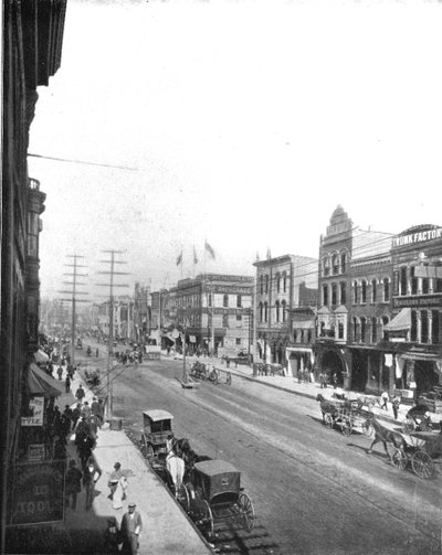 Washington Avenue, Minneapolis, Minnesota, ABD, c1900. by Unbekannt