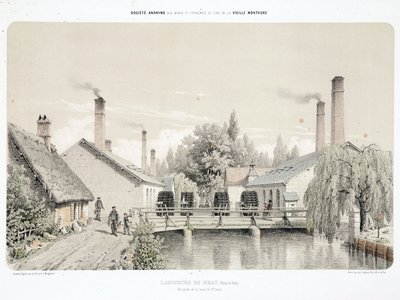 Su Gücü, 1900 Öncesi Haddehaneler (Laminoirs) Bray, Fransa by Unbekannt
