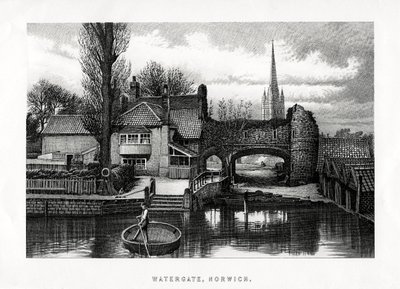 Watergate, Norwich, 1896 by Unbekannt