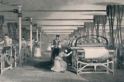Power Looms ile Dokuma, 1835, 1904 by Unbekannt