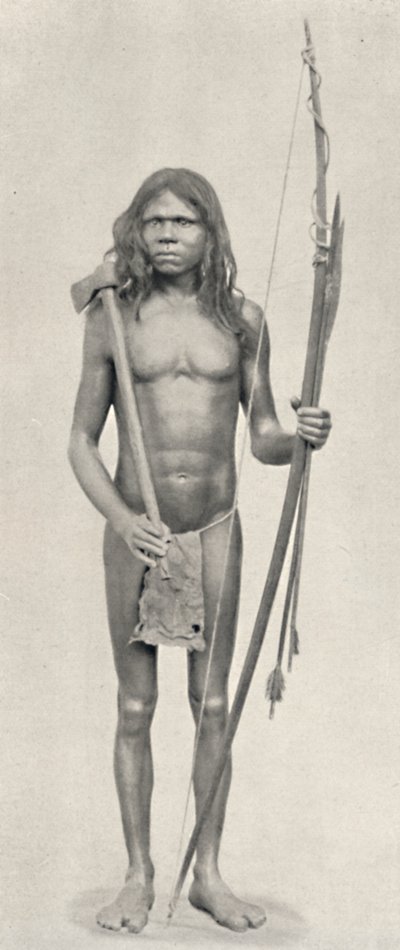 Yay, ok ve balta ile Wedda, 1926 by Unbekannt