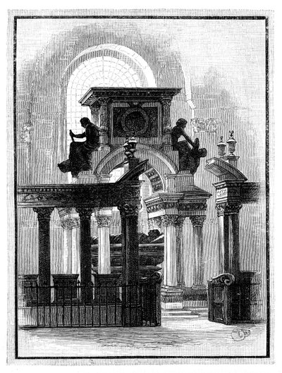 Wellington Anıtı, St Paul Katedrali, Londra, c1888 by Unbekannt
