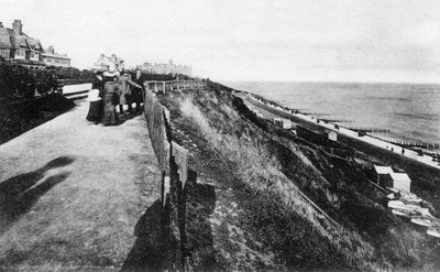 West Cliff ve bahçeler, Felixstowe, Suffolk, 20. yüzyılın başlarında by Unbekannt