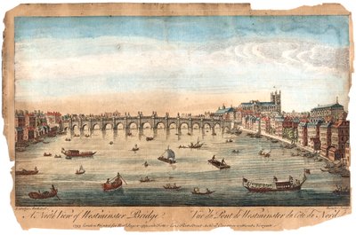 Westminster Köprüsü, Londra, 1753 by Unbekannt